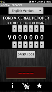 V-Serial Radio Code Decoder Unknown