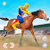 Superhero Horse Derby Racing Games: Horse Stunts icon
