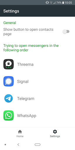 MessAnchor Screen 2