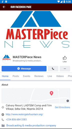 MasterPiece Radio ekran görüntüsü
