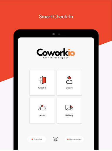 Android application Coworkio Visitor Management screenshort