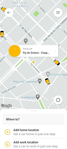 elTaxi Screen 2