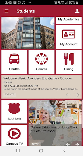 Android application Saint Joseph's Mobile screenshort