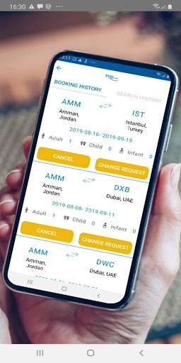 Android application Flyjo screenshort