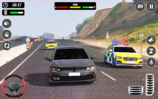 Police Pursuit Car Chase 3D Screenshot