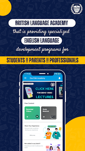 Android application DewTalk Academy screenshort