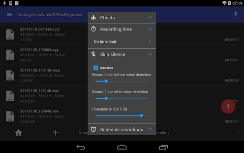 RecForge II - Audio Recorder Screenshot