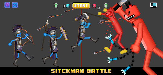 Stickman Battle Playground
