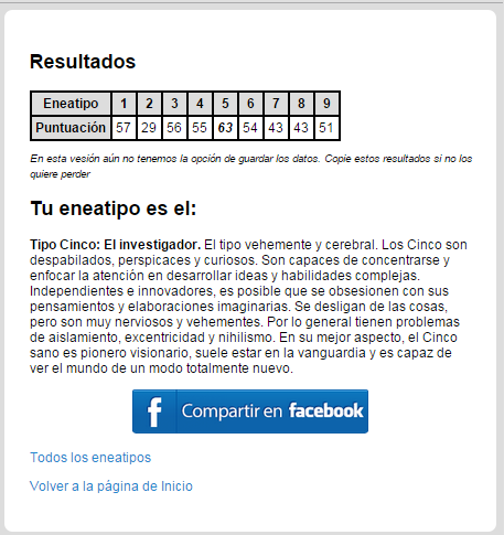 Test de eneagrama Screen 3