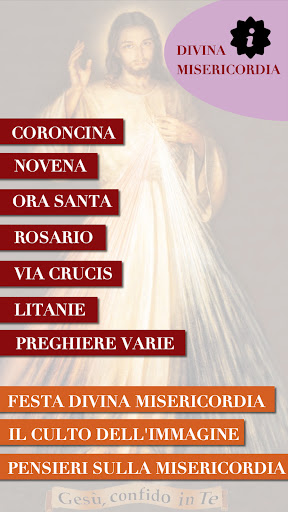 Android application Preghiere Divina Misericordia screenshort