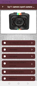 Sq11 camera sport camera guide