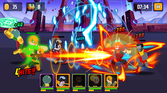 Idle Stickman Heroes Fight Varies with device APK screenshots 2