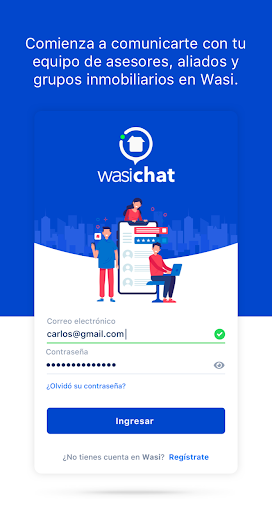 Android application Wasi Chat screenshort