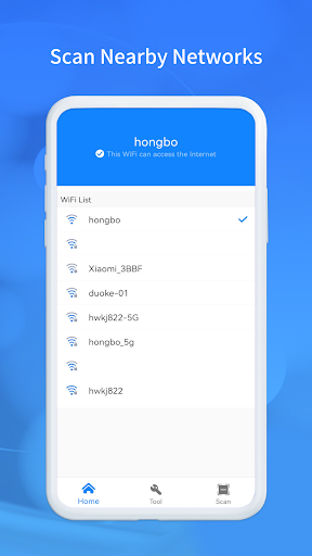 Android application WiFi Scanner screenshort