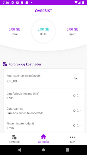 Android application Telia Mobil SPM screenshort