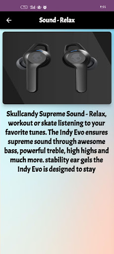 skullcandy indy evo guide Screenshot 3 - AppWisp.com