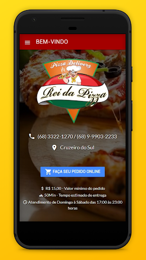 Android application Rei da Pizza CZS screenshort