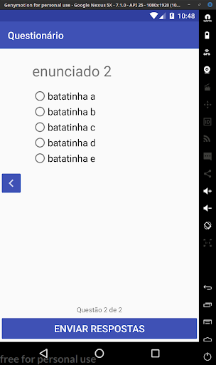 Questionário inclusivo Screen 3