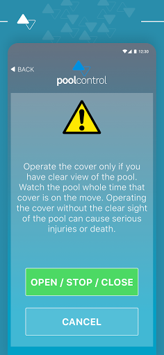 PoolControl Screen 3