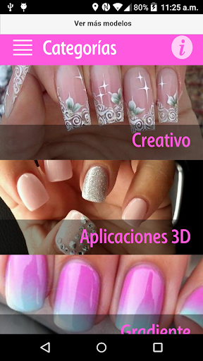 Android application Uñas ATM screenshort