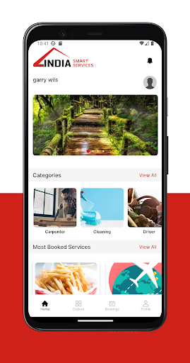 India Smart Service App Screen 2