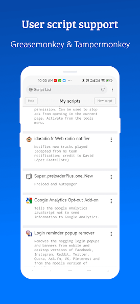 XBrowser - Mini & Super fast Screen Pics 5