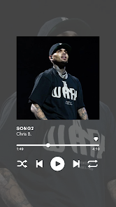 Captura de Pantalla 2 Music Chris Brown Songs Mp3 android