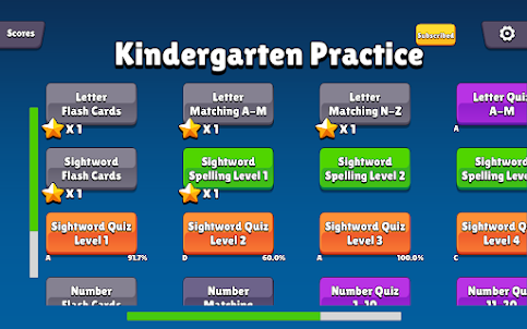 Kindergarten Practice