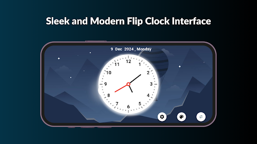 Flip Clock - Desk Clock Screenshot 4 - AppWisp.com