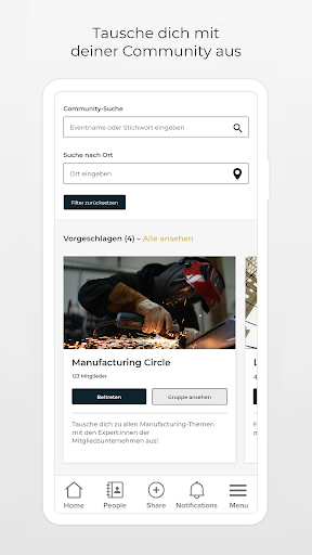 Maschinenraum Community Screen 3