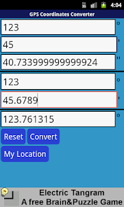 GPS Coordinates Converter