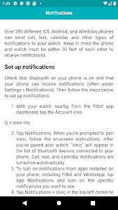 User guide for Fitbit Ionic