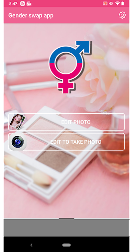 Android application Gender swap for photo App screenshort