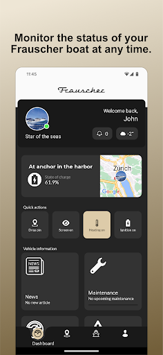 Android application Frauscher screenshort