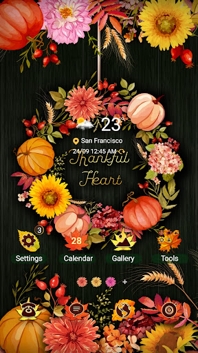 4K Wallpaper HD - Thankful Aut Screen 2