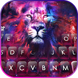 Galaxy Lion Keyboard Background icon
