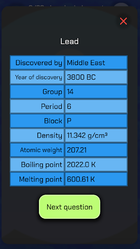 Periodic Table Quiz Pro screenshot 2