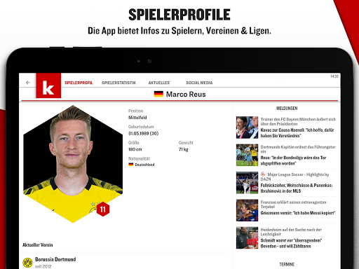 kicker Fußball News screenshots 11