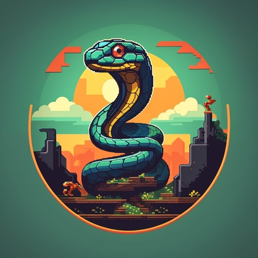 Retro Snake Game logo