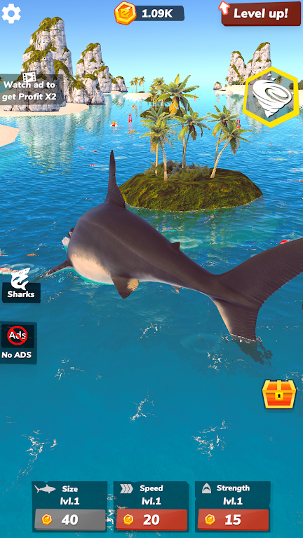 Idle Shark 2-Mega Tycoon Game MOD APK 02
