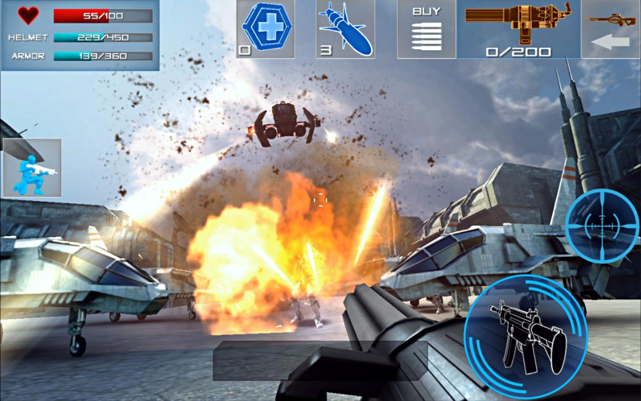 Android application Enemy Strike screenshort