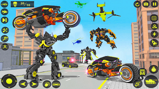 Captura 8 Army Tank Robot Car Games: android