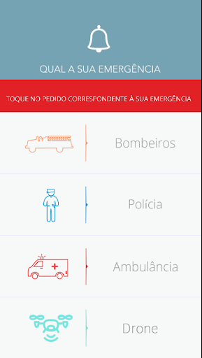 Android application WFSL Proteção Civil screenshort