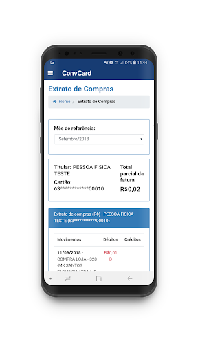Meu Cartão Pessoa Física