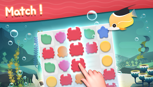 Aqua Friends : Match 3 Puzzle Game 25 screenshots 1