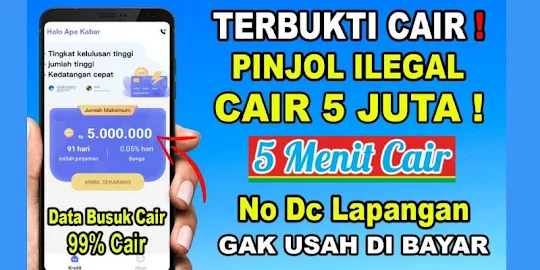 Pinjol 3 menit cair Tips