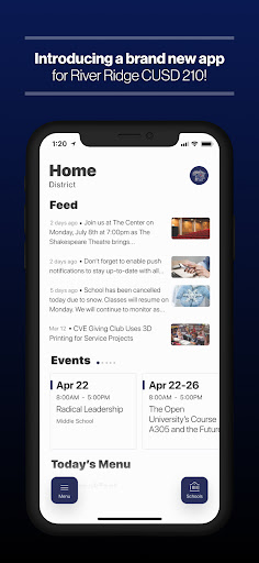 Android application River Ridge CUSD 210 screenshort