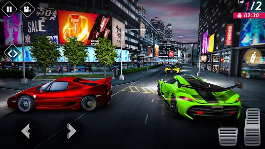 Fast Car Racing Car Driving