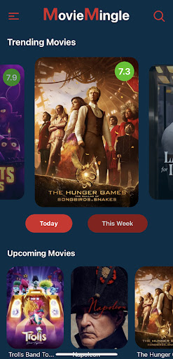 Android application MovieMingle screenshort