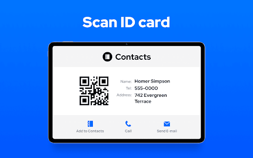 Screenshot of QR Code Scanner & Scanner App